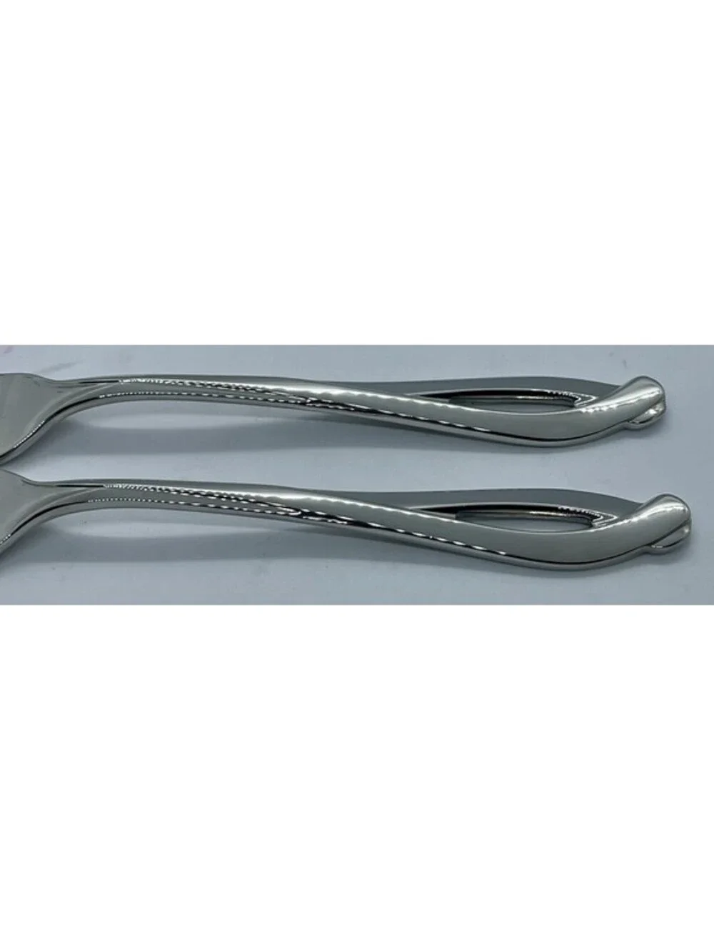(2) Lenox DEBUT 18/8 Stainless Japan Kirk Stieff Collection Dinner Fork Lot ~8”
